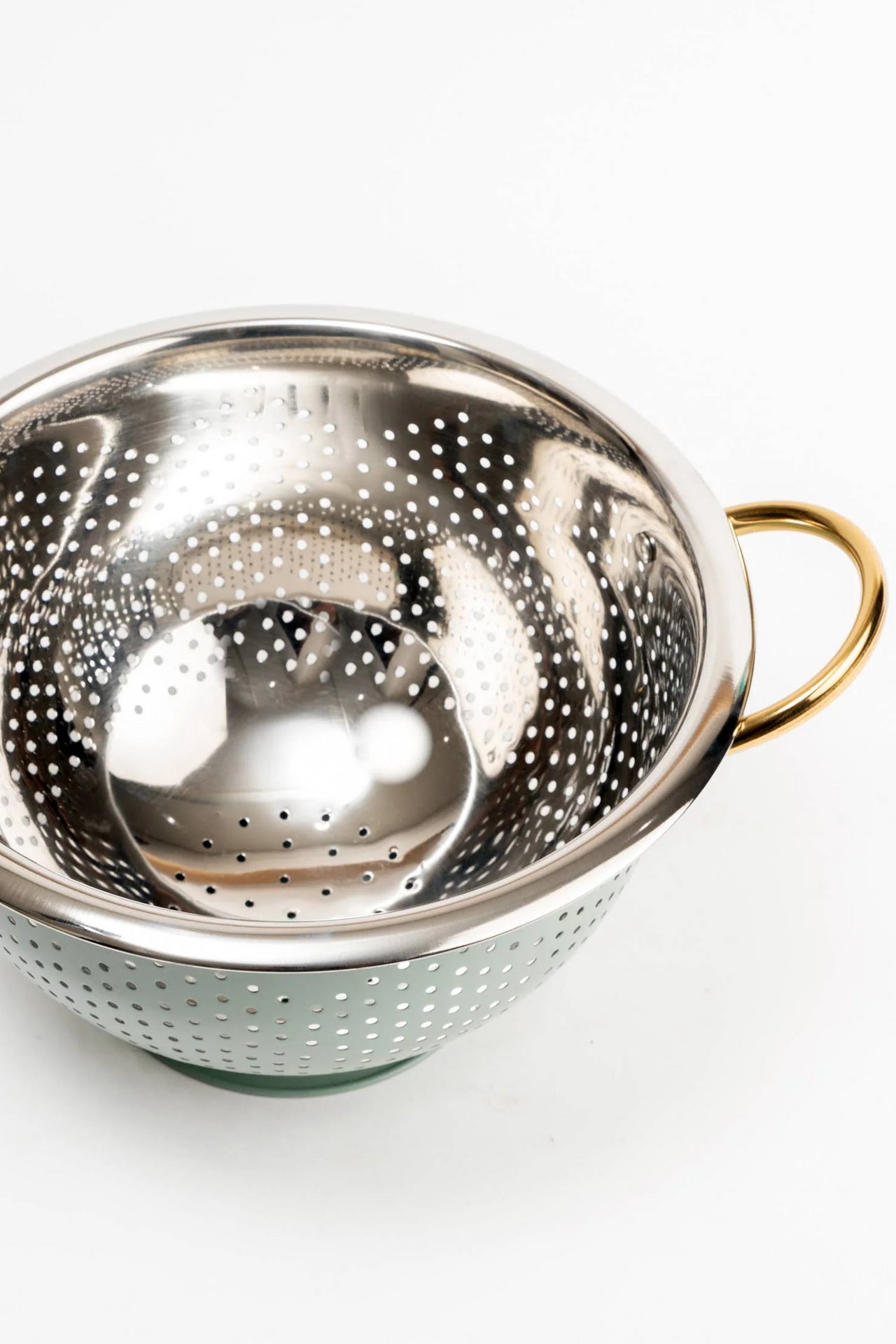 Green Colum Steel Colander