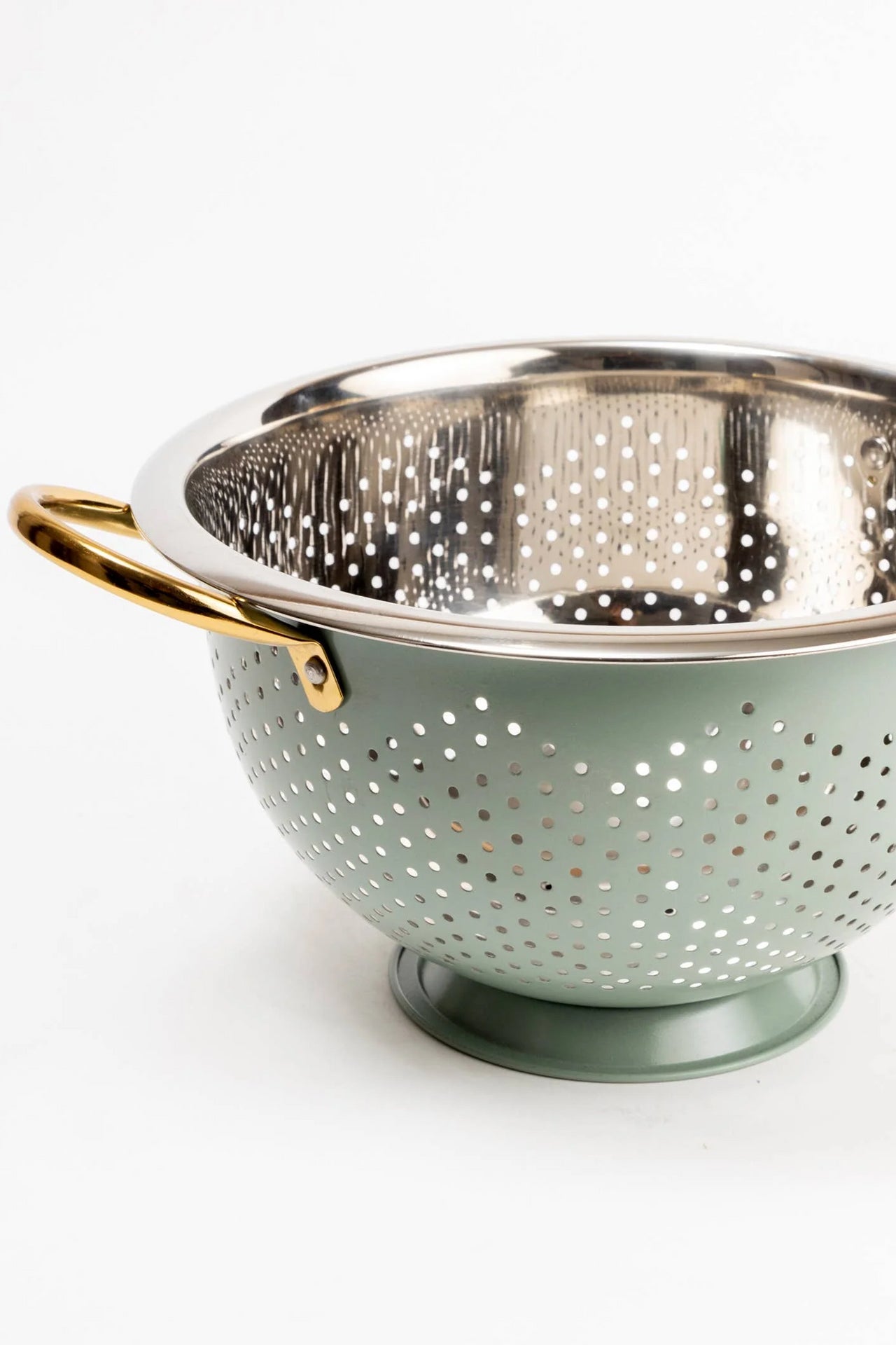 Green Colum Steel Colander