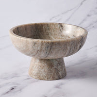Thumbnail for Haran Morchana Marble Pedestal Bowl