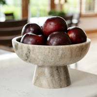 Thumbnail for Haran Morchana Marble Pedestal Bowl