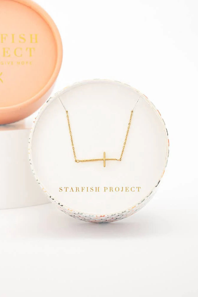 Radiant Cross Necklace