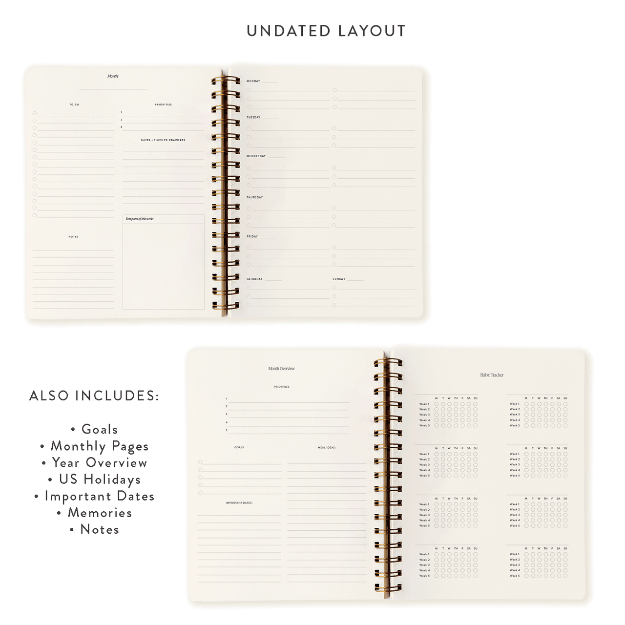 Lisi Planner: Undated