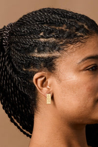 Thumbnail for Arati Flower Bar Post Earrings
