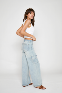 Thumbnail for Madison Cargo Mid Rise Jean