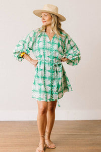 Thumbnail for Viridian Tile Pippa Dress