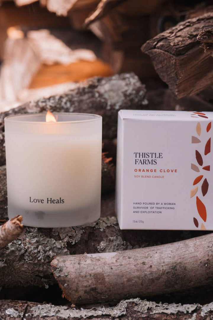 Orange Clove Soy Wax Holiday Candle