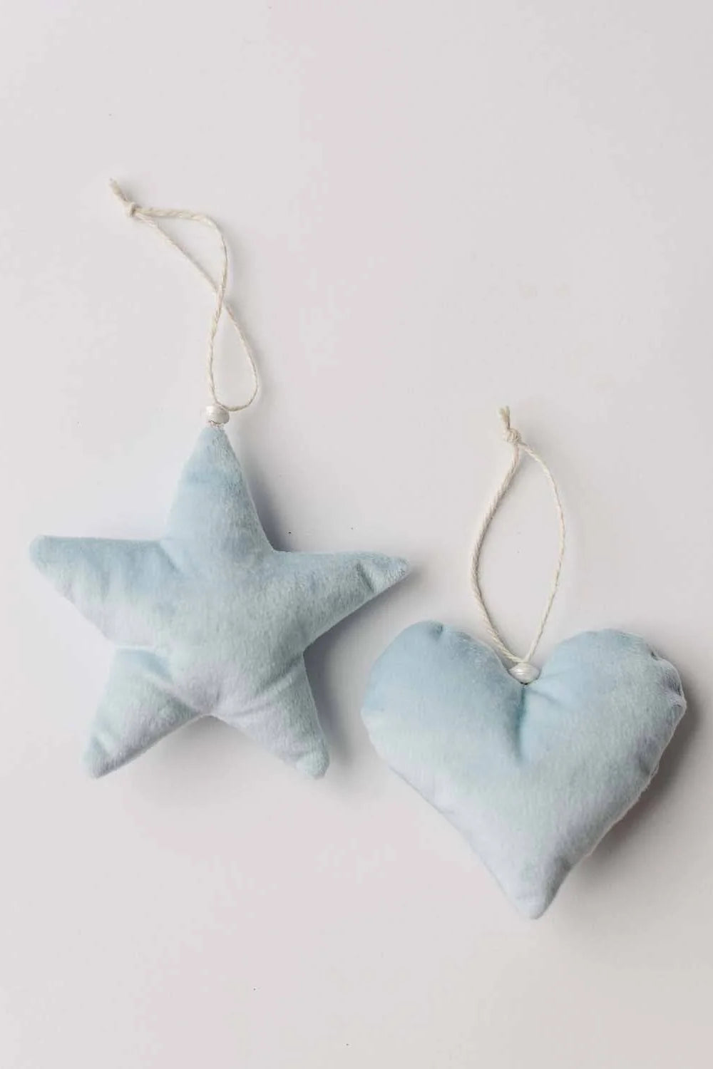 Velvet Star Christmas Ornaments