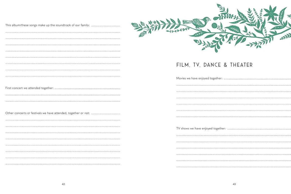 This Family of Ours: A Guided Journal For Families
