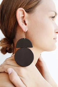 Thumbnail for Duomo Leather Earrings