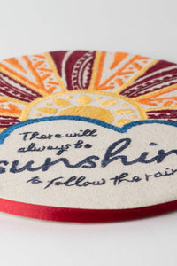 Thumbnail for Prerak Sunshine Hand Embroidered Wall Art