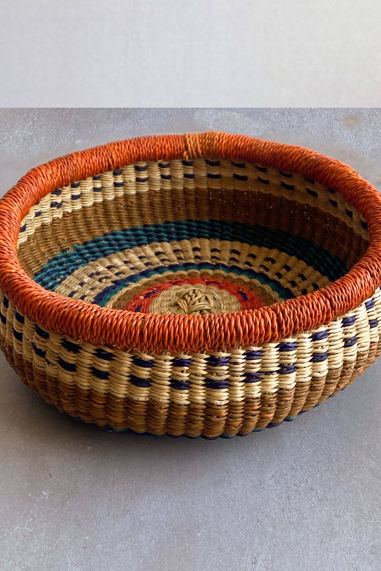 Round Bolga Basket