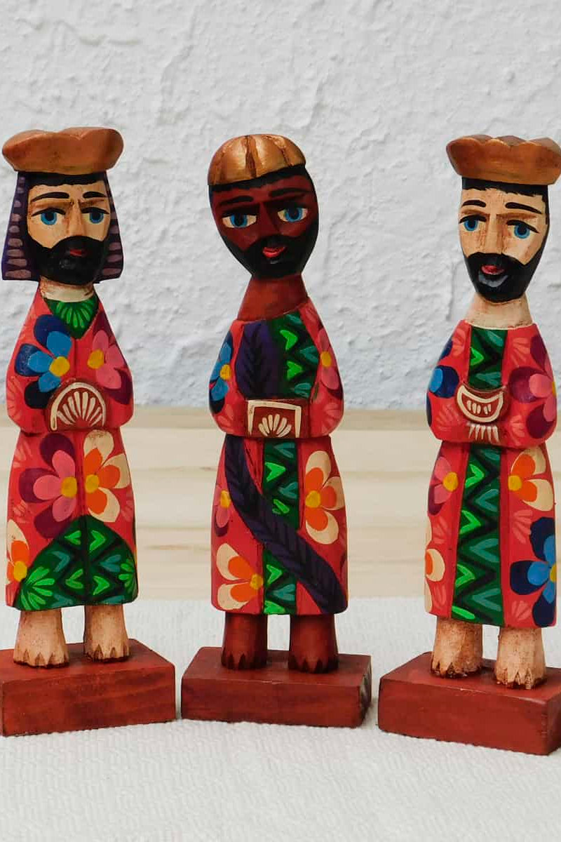 Colorful Flower Nativity Set