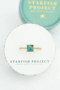 Thumbnail for Jayne Square Turquoise Ring