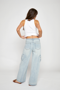 Thumbnail for Madison Cargo Mid Rise Jean