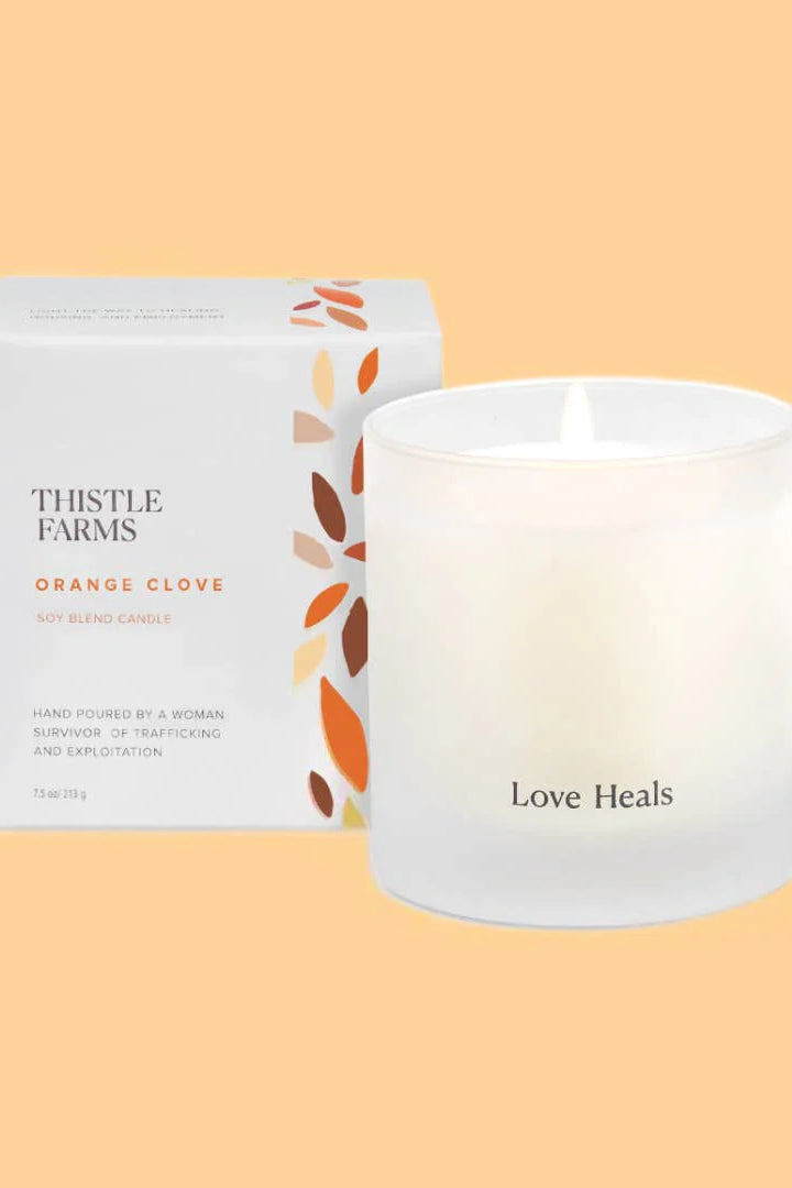 Orange Clove Soy Wax Holiday Candle