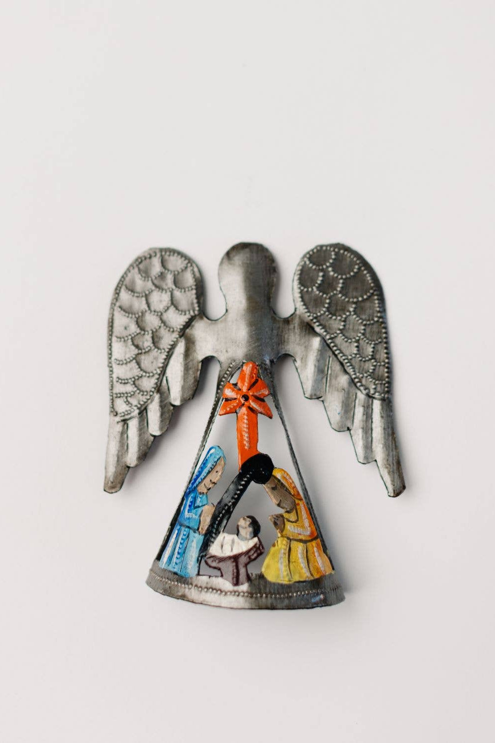 Painted Metal Angel