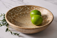 Thumbnail for Aiza Handpainted Mango Wood Bowl