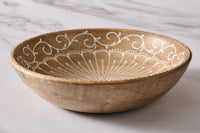 Thumbnail for Aiza Handpainted Mango Wood Bowl