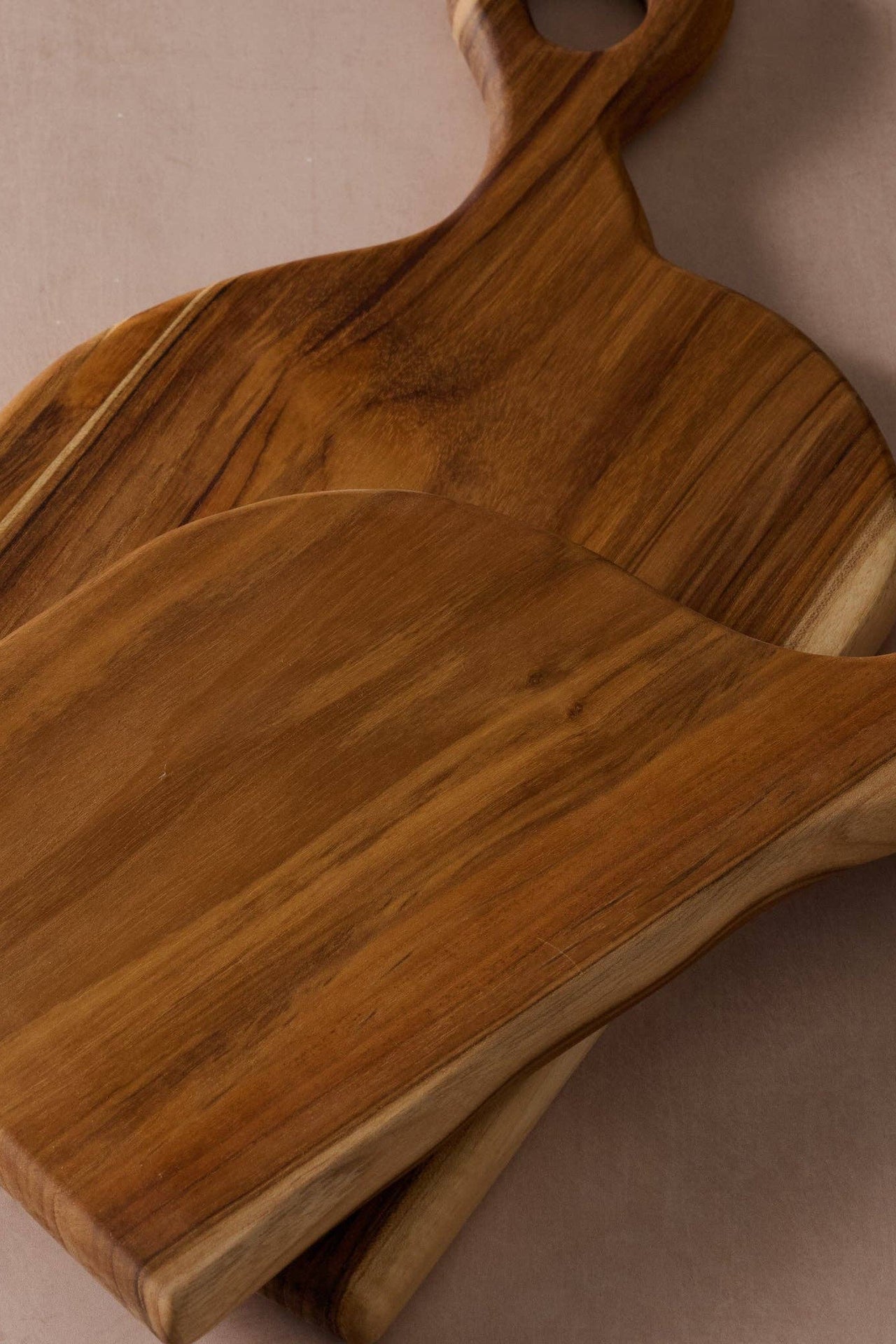 Amor Teak Cutting Board Duo