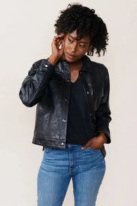 Thumbnail for Annie Leather Jacket