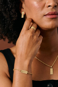 Thumbnail for Arati Etched Floral Bracelet