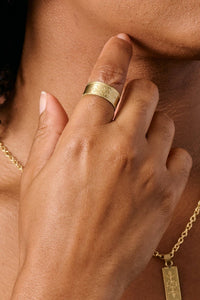 Thumbnail for Arati Etched Floral Ring