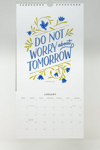 Thumbnail for Do Not Worry About Tomorrow 2024 Scripture Calendar