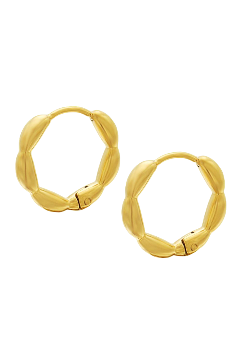 Bead Hoop Earrings