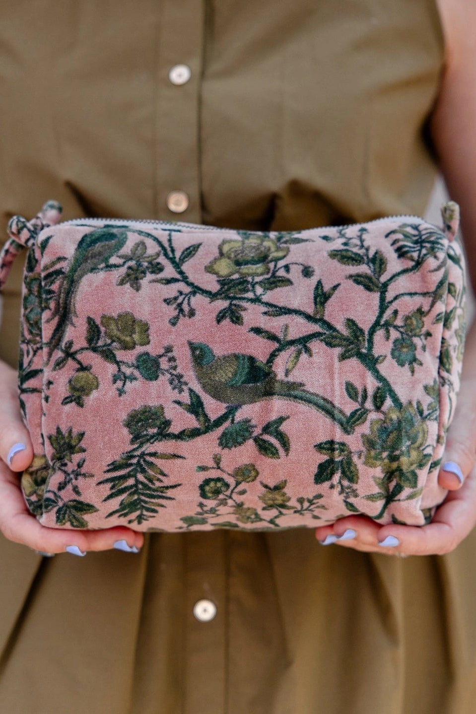 Velvet Cosmetic Pouches - Pattern