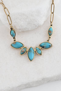 Thumbnail for Boundless Voyage Turquoise Emperor Stone Necklace