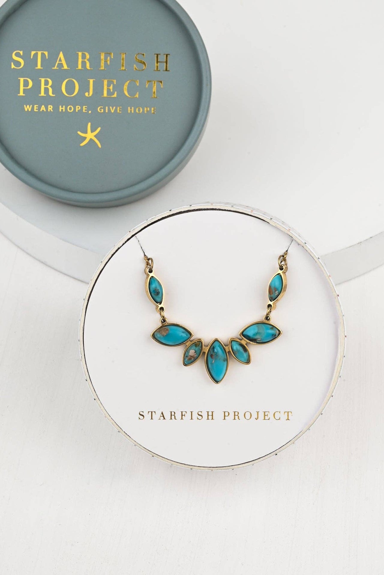 Boundless Voyage Turquoise Emperor Stone Necklace