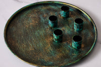 Thumbnail for Mashal Iron Taper Candle Holder Plate
