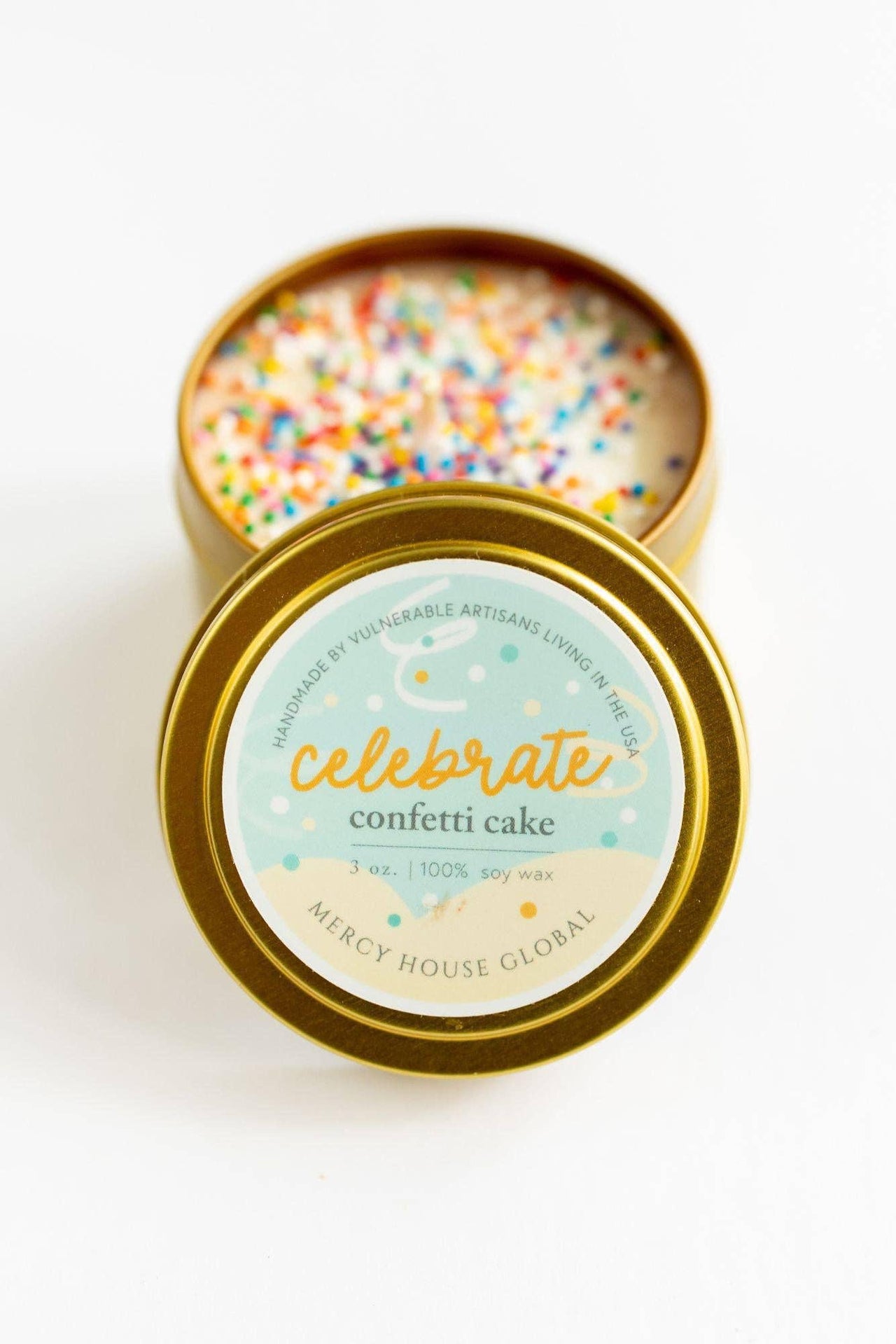Celebrate Candle with Sprinkles