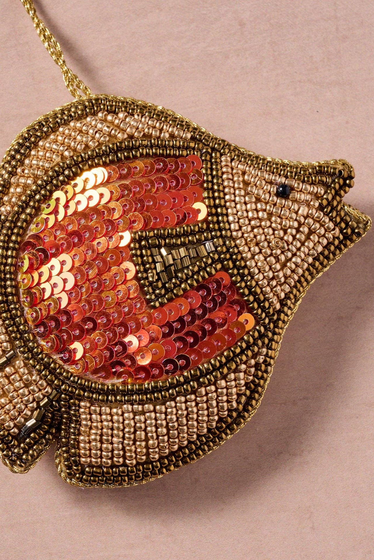 Chamak Beaded Fish Ornament