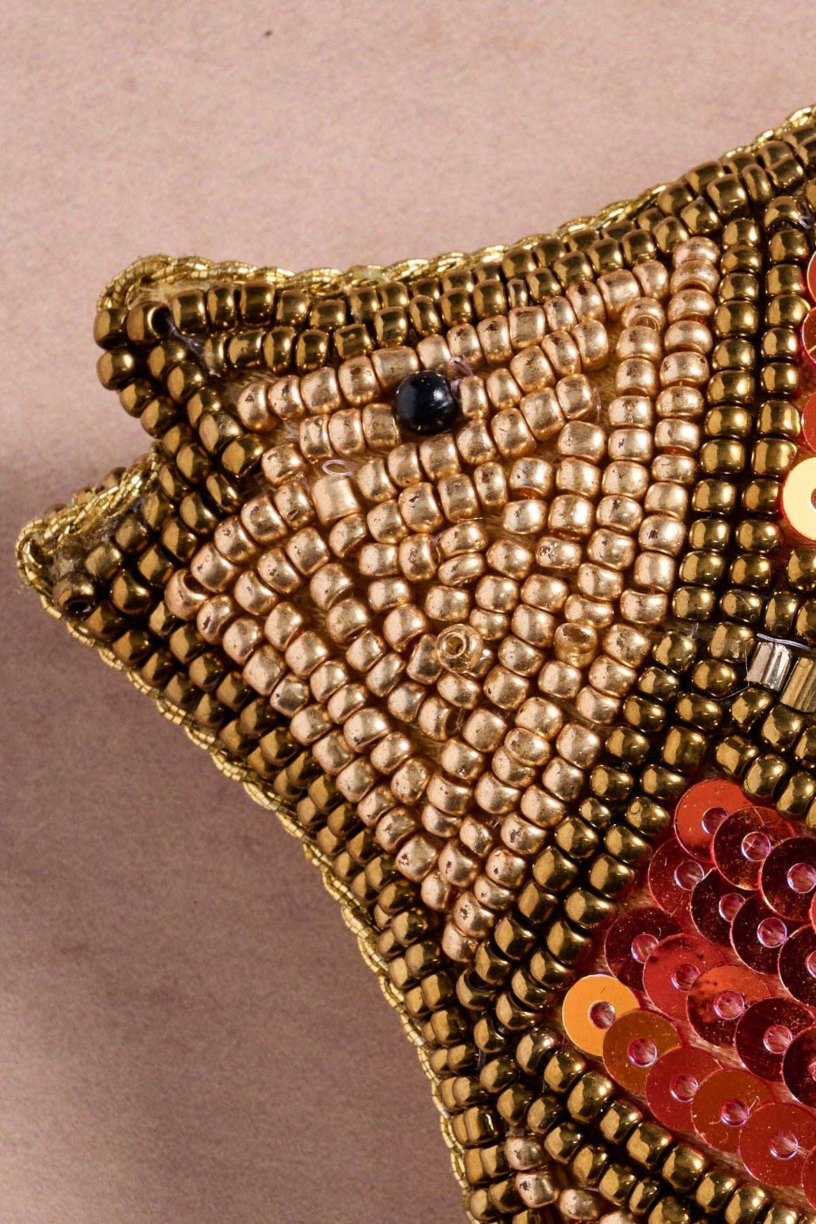 Chamak Beaded Fish Ornament