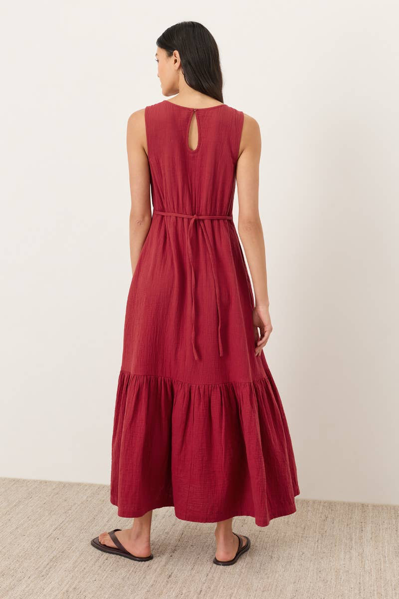Women's Coastal Double Gauze Beach To Brunch Dress