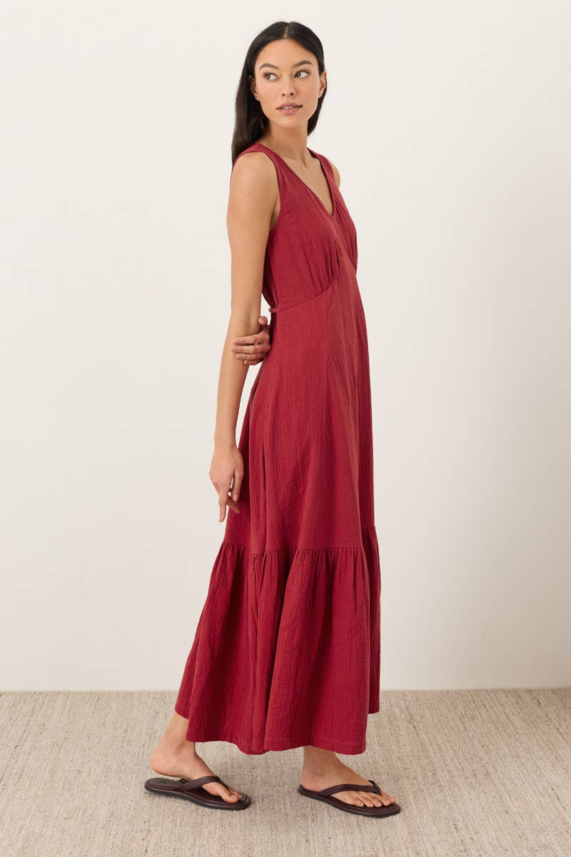 Women's Coastal Double Gauze Beach To Brunch Dress