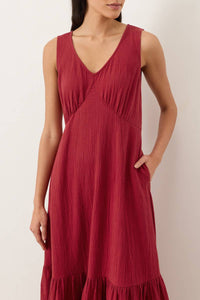 Thumbnail for Women's Coastal Double Gauze Beach To Brunch Dress
