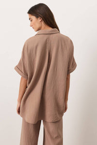 Thumbnail for Women's Coastal Double Gauze Relaxed Pants