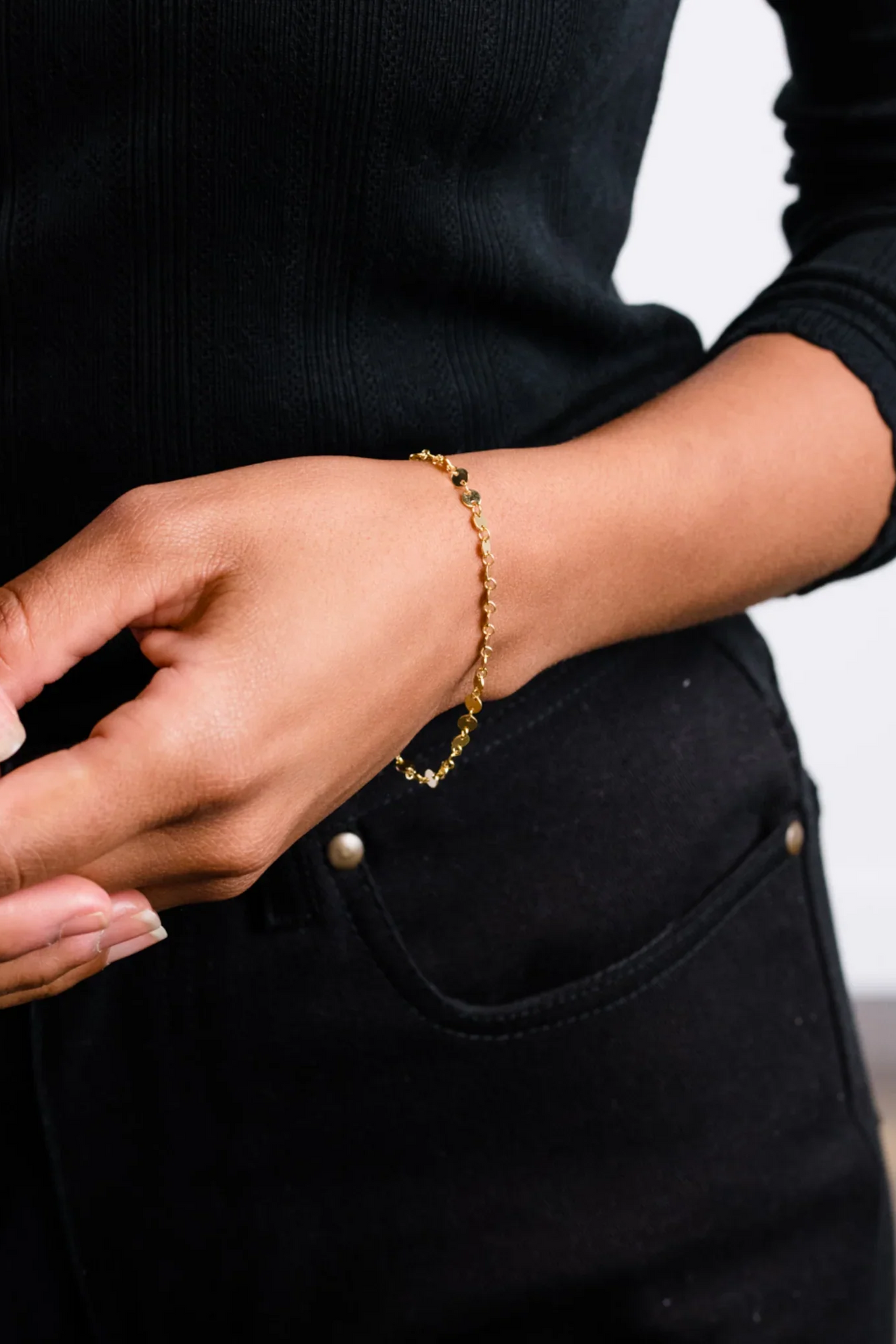 Coin Chain Bracelet