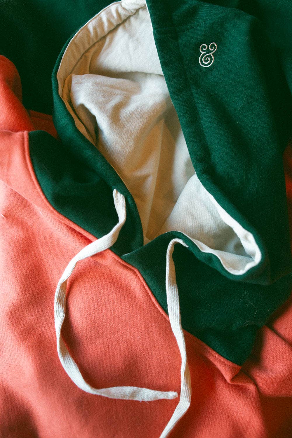 Colorblock Hooded Sweatshirt