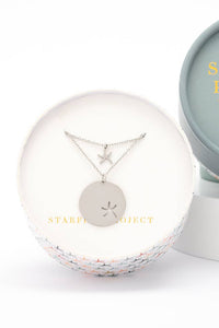 Thumbnail for Community Silver Starfish Pendant Necklace Set
