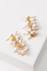 Thumbnail for Convertible Pearl Cluster Earrings