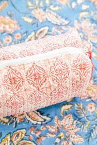 Thumbnail for Coral Medallion Small Cosmetic Pouch