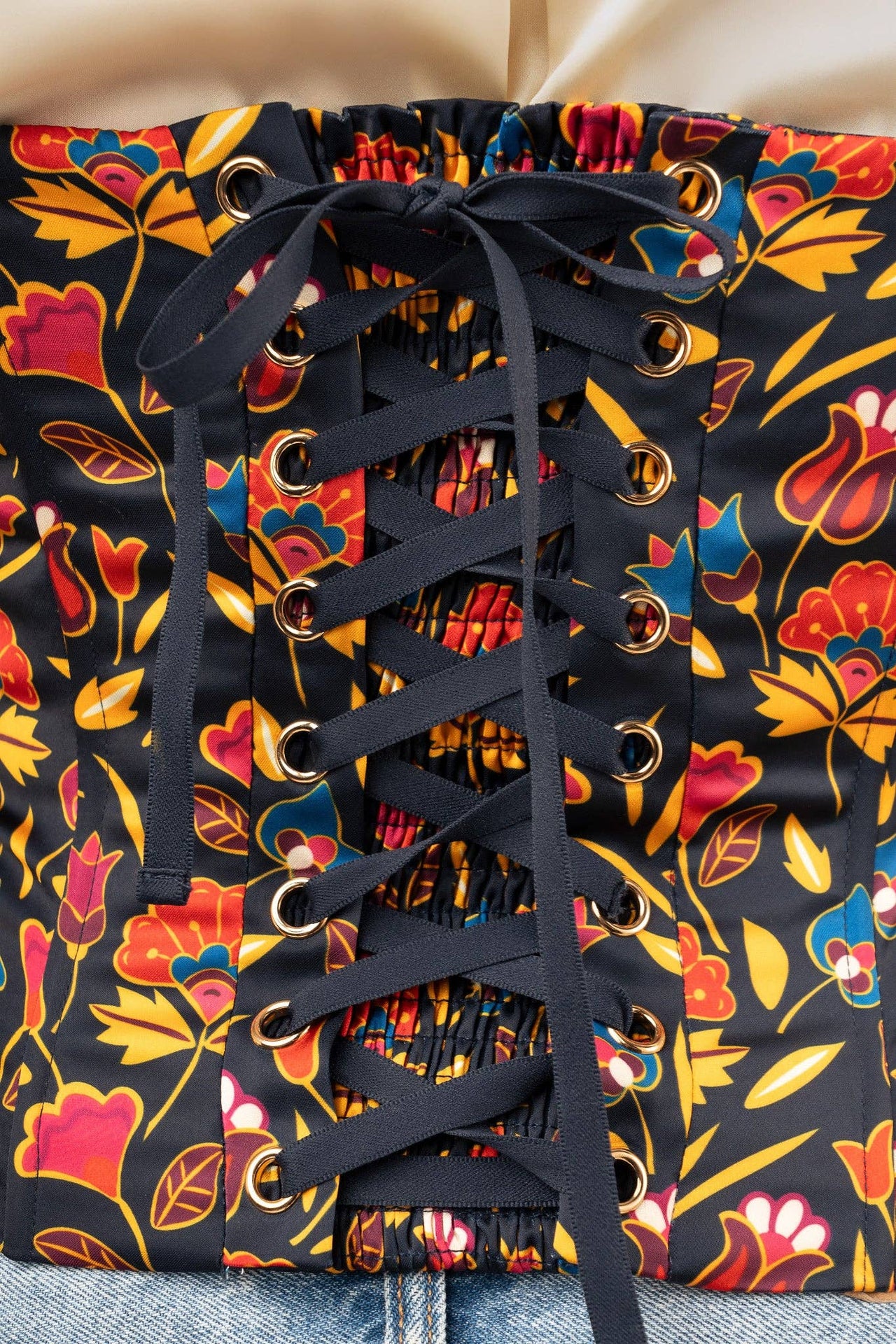 Floral Corset Top