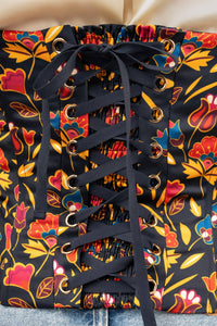 Thumbnail for Floral Corset Top