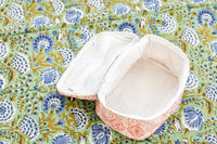 Thumbnail for Coral Medallion Cosmetic Pouch with Handle
