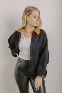 Thumbnail for Cropped Barn Jacket