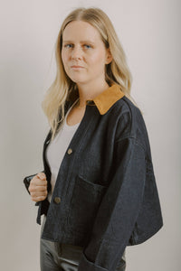 Thumbnail for Cropped Barn Jacket