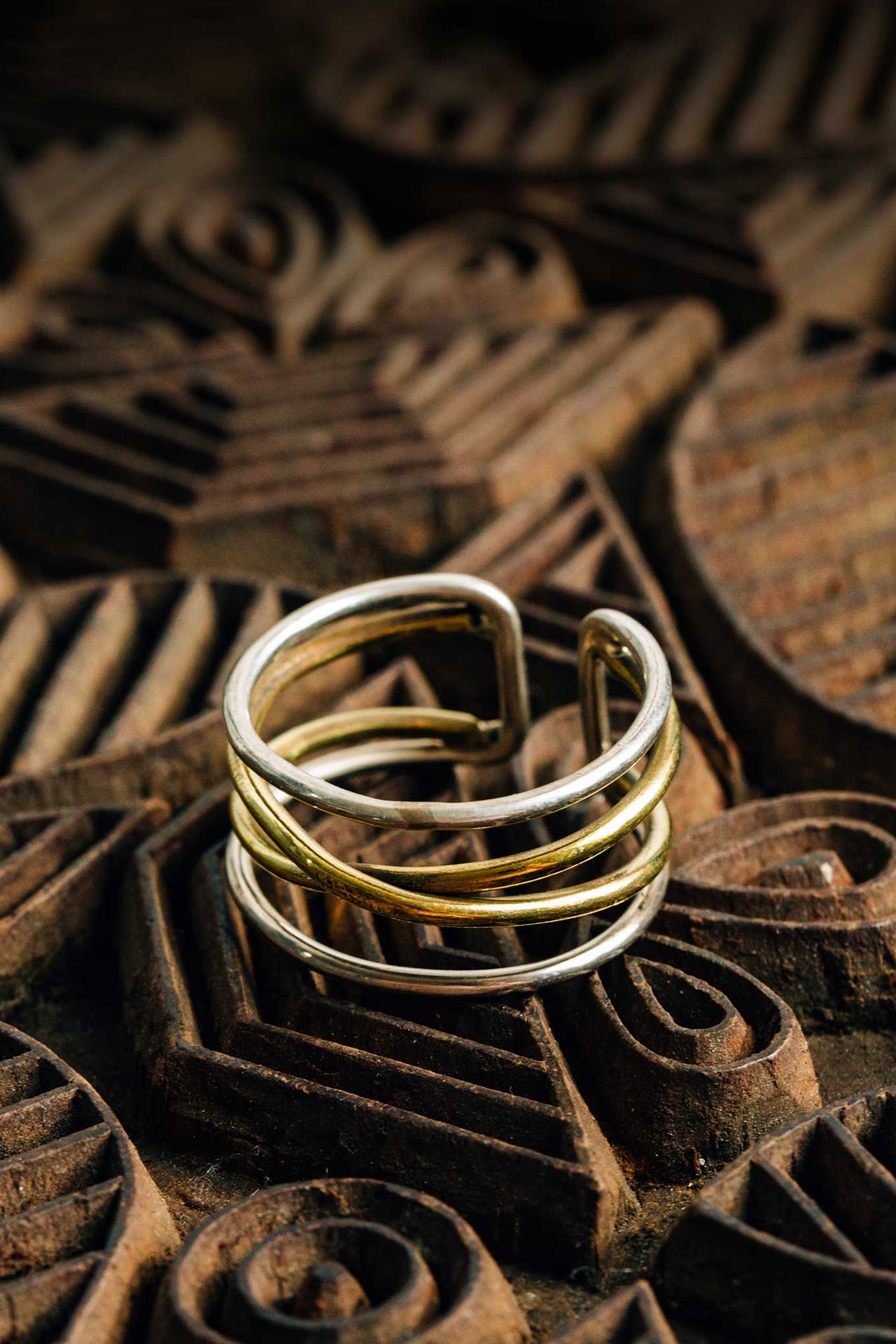 Crossed Path Ring